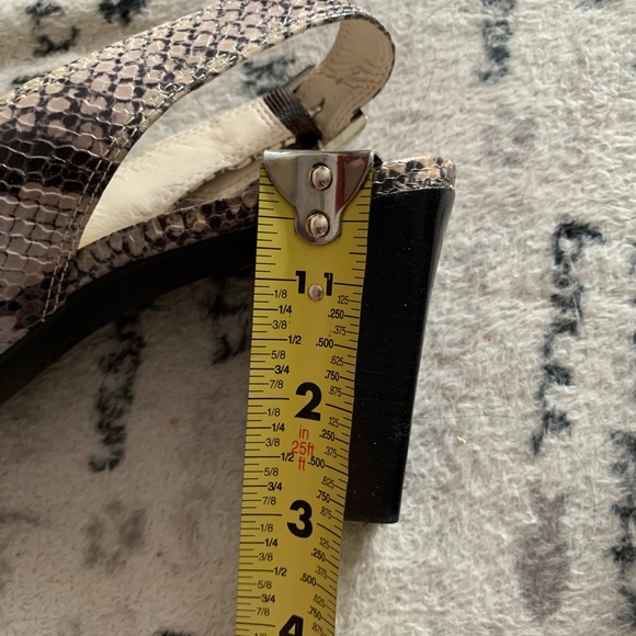 Franco Sarto snake print Slingback heels size 8 - Picture 8 of 14